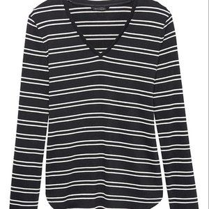 Banana Republic Luxespun V-Neck T-Shirt